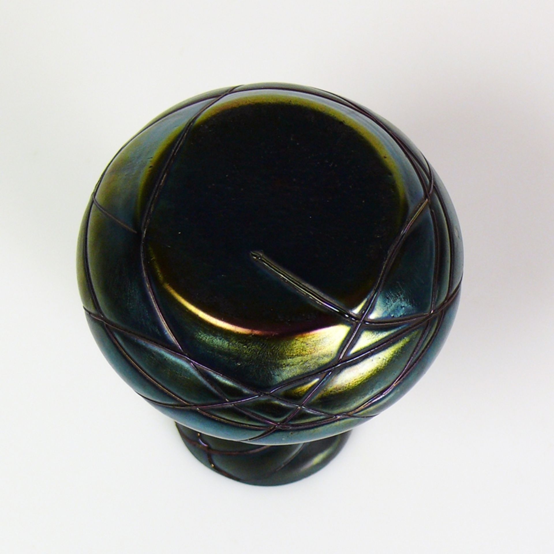 Jugendstil-Vase (Anfg. 20.Jh., wohl Pallme-König & Habel) - Bild 3 aus 3