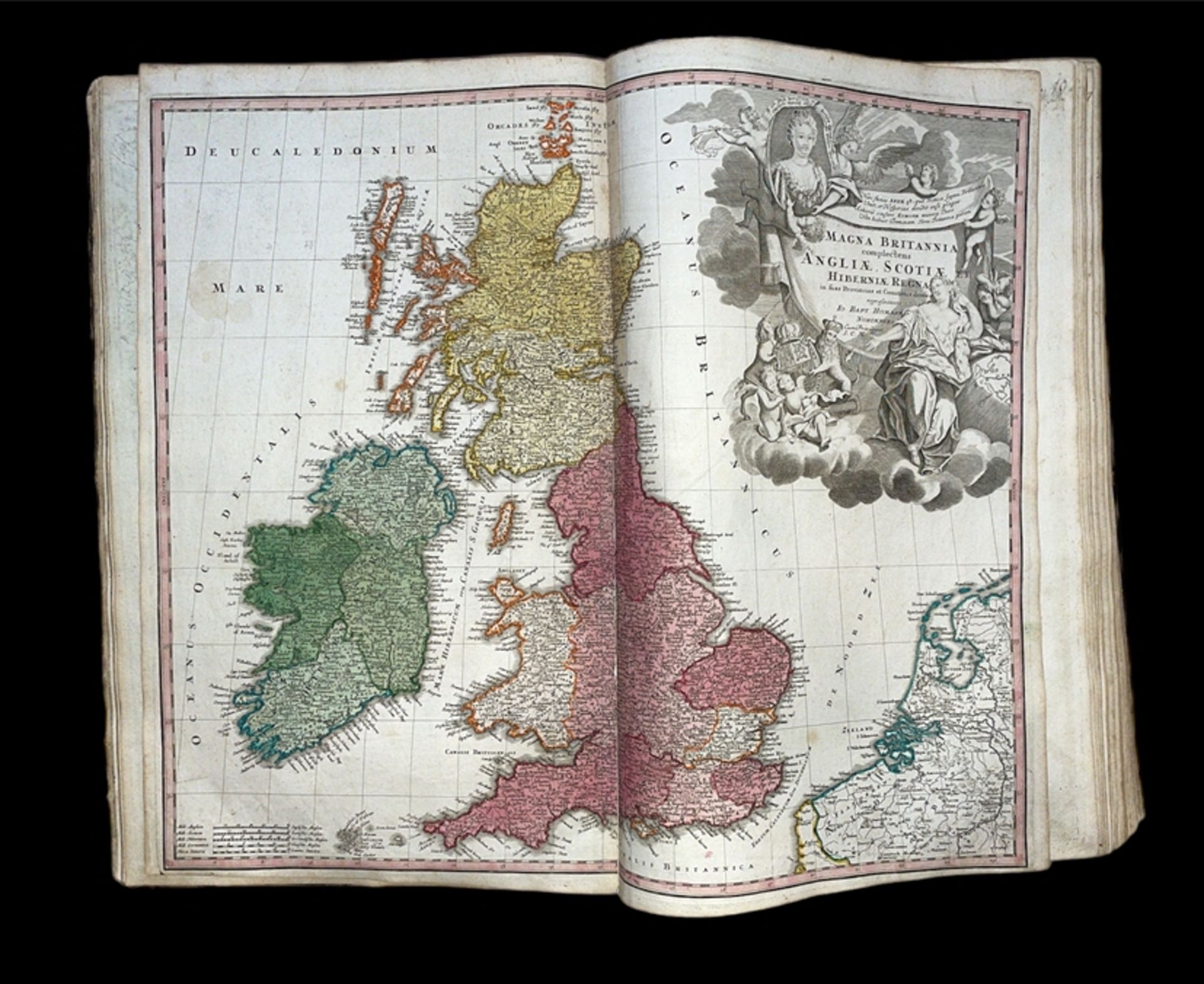 J.B. HOMANN "Neuer Atlas über die gantze Welt" (Nürnberg, 1712) - Bild 108 aus 125