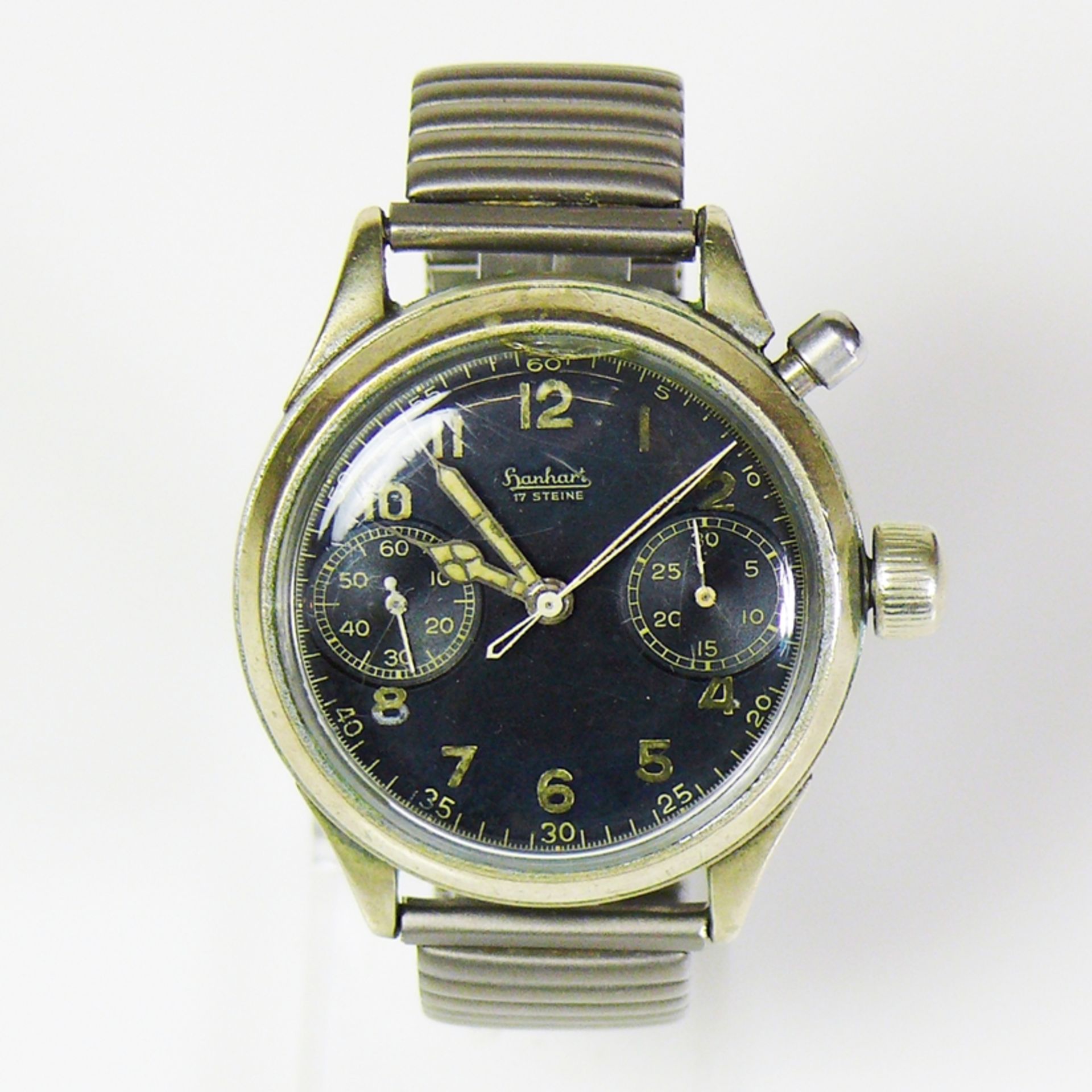 Flieger-Chronograph "Hanhart" (ca. 1942) - Bild 12 aus 16