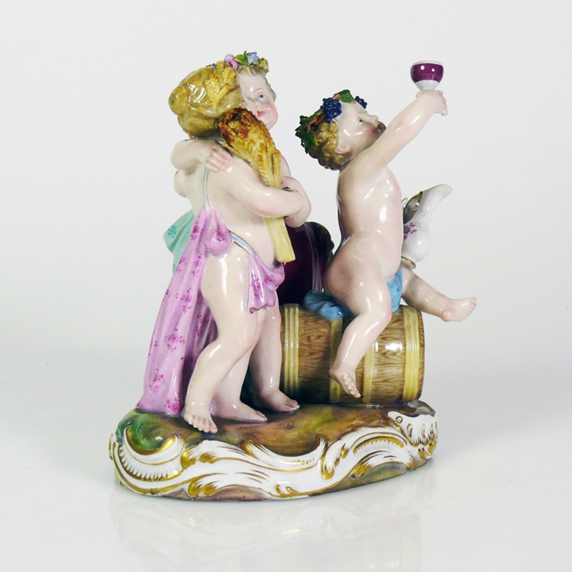 4-Jahreszeiten-Gruppe (Meissen, ca. 1870) - Bild 13 aus 21