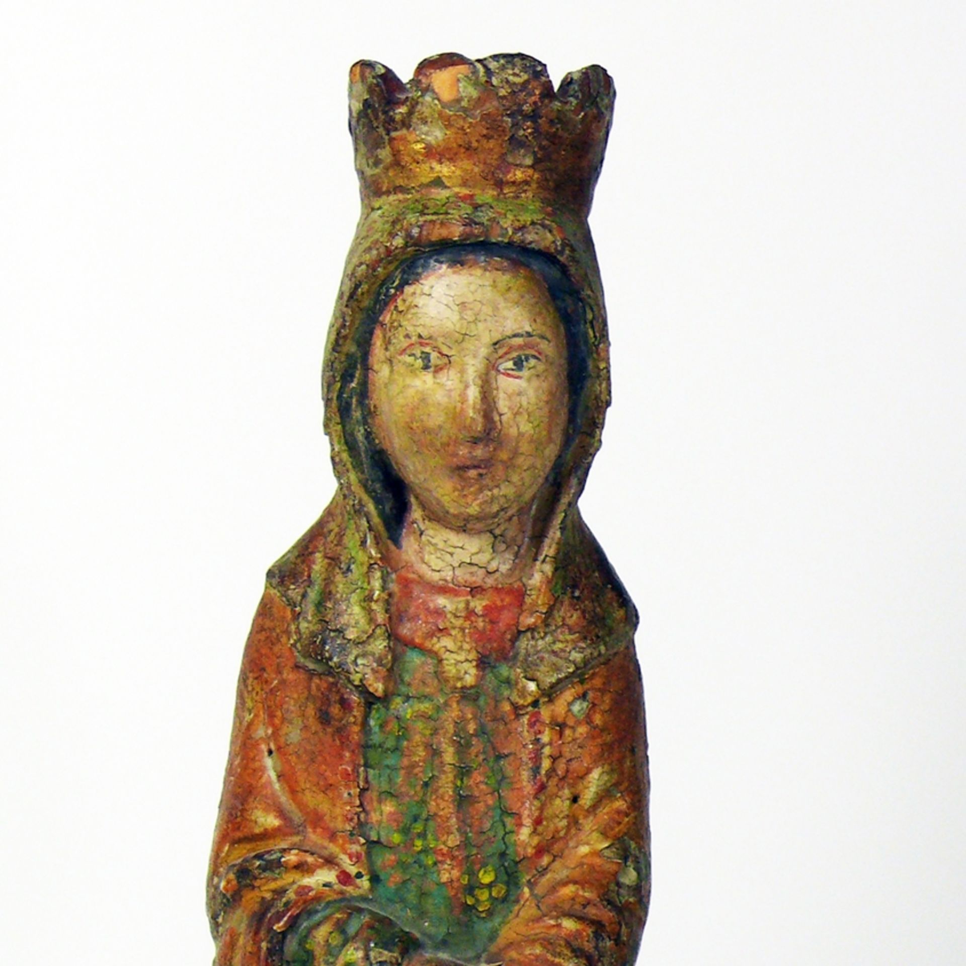 Gekrönte Maria (wohl 17.Jh.) - Image 2 of 6