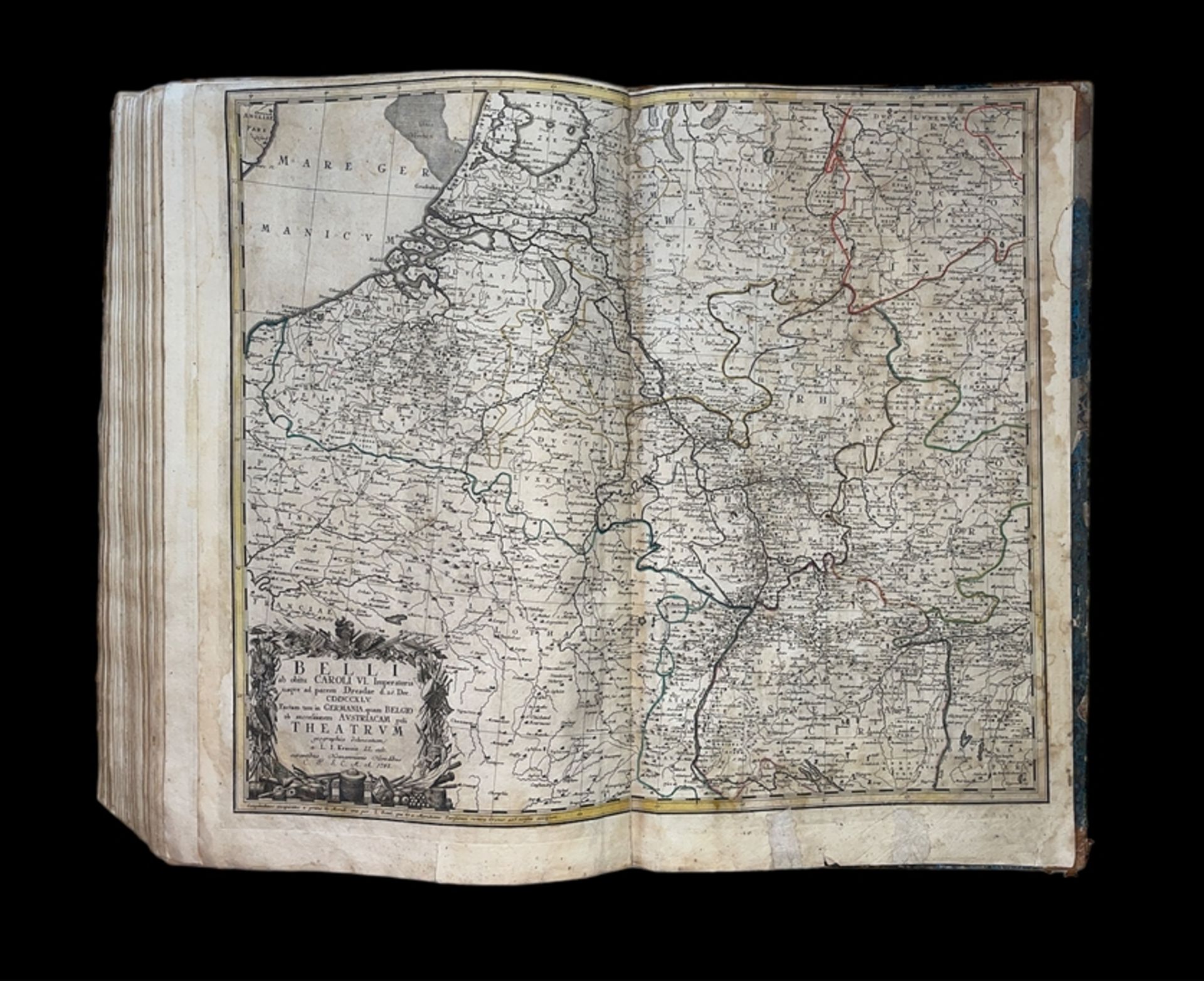 J.B. HOMANN "Neuer Atlas über die gantze Welt" (Nürnberg, 1712) - Bild 4 aus 125
