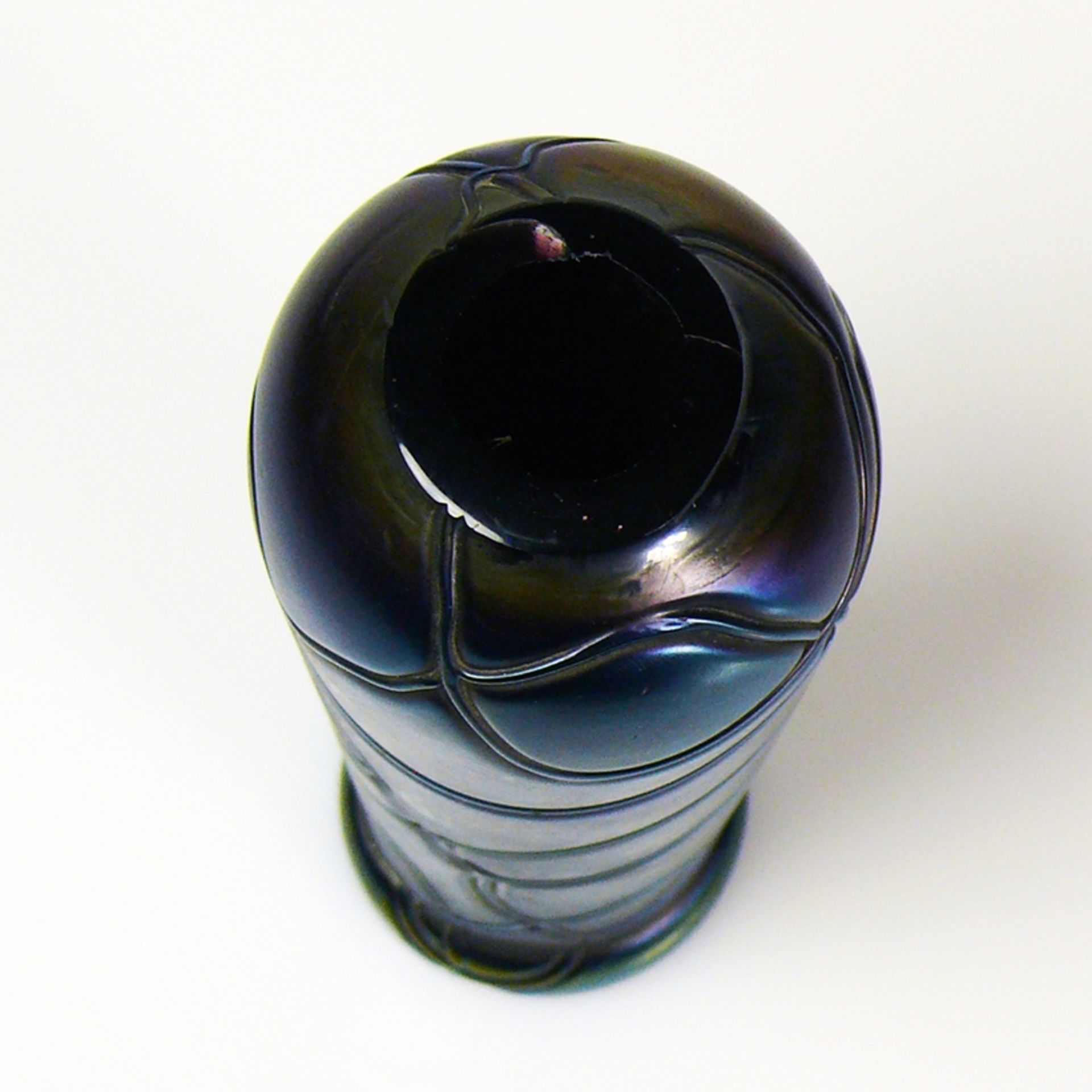 Jugendstil-Vase (Böhmen wohl Pallme-König & Habel, Anfg. 20.Jh.) - Bild 2 aus 3