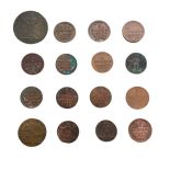 16 div. Kupfermünzen (18. Jh.)