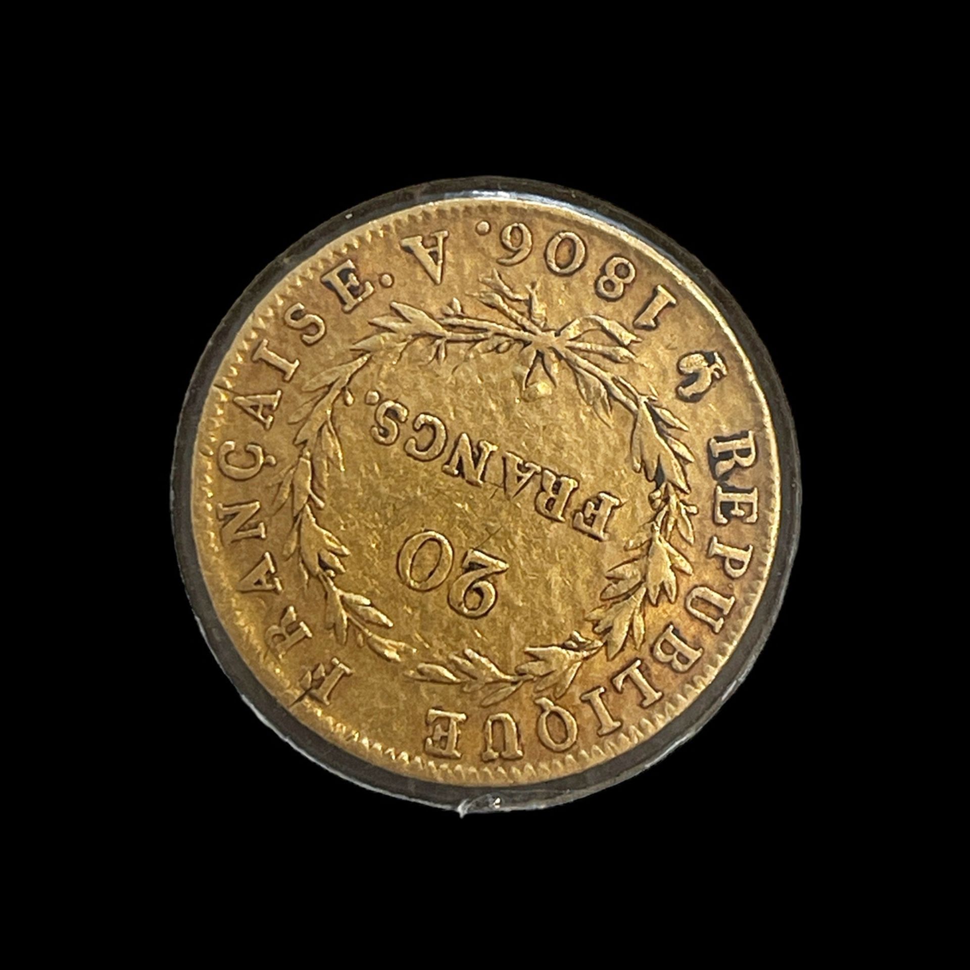 Goldmünze Napoleon I - Bild 2 aus 2