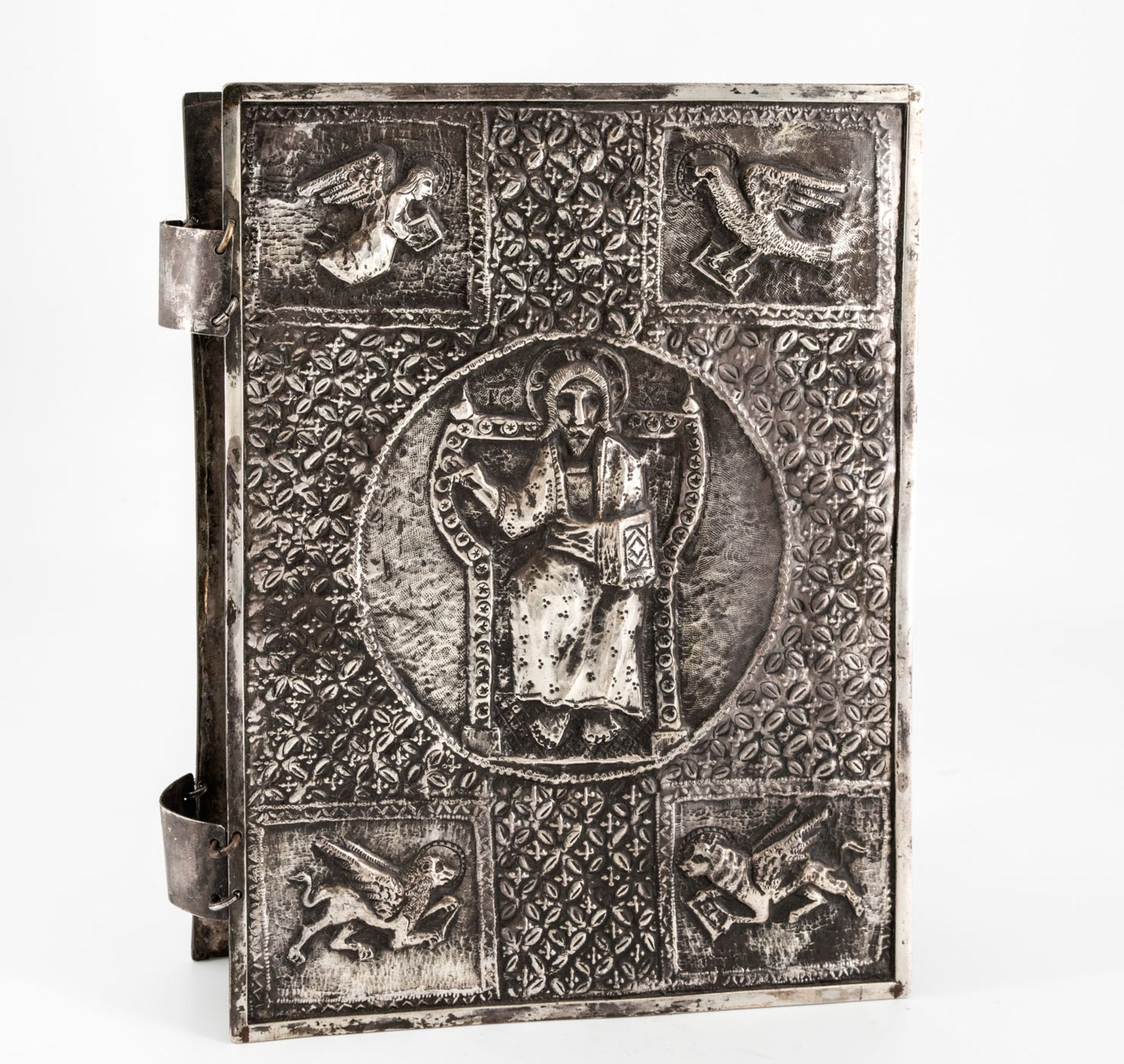 A Very Rare Byzantine/Post Byzantine Silver Book Binding, 13/16th Century