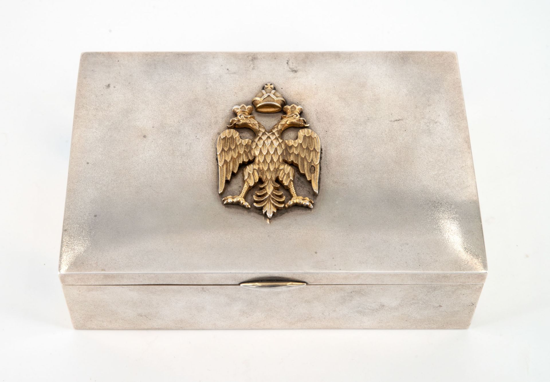 A Fine Silver and Parcel Gilt Jewelry Box, Russia, Moscow, 1896-1908 - Image 4 of 5