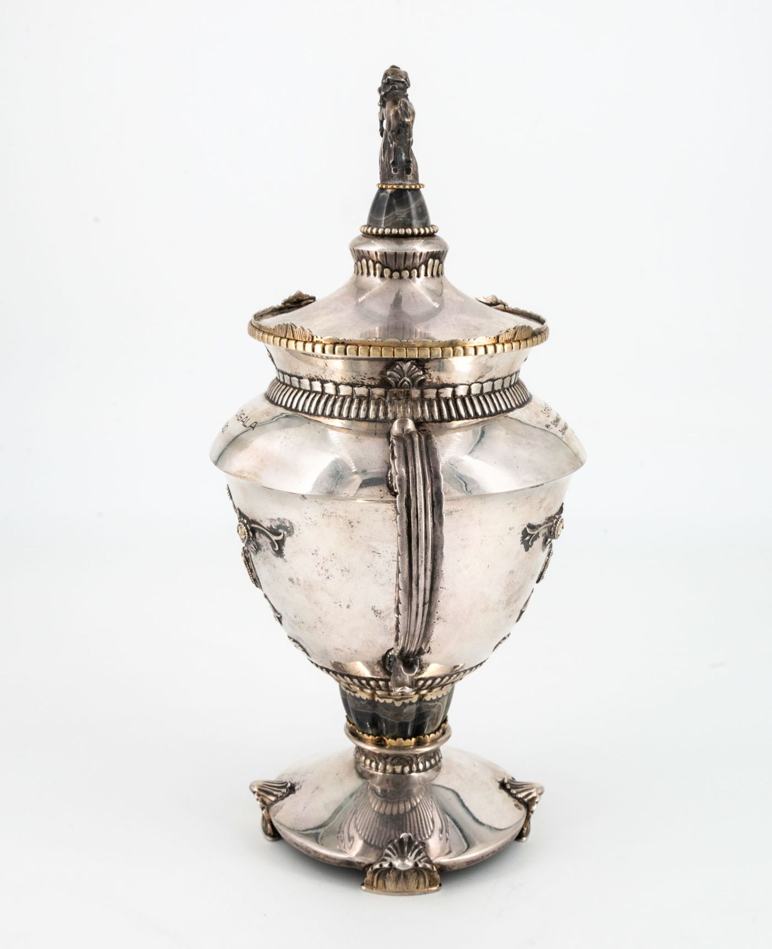 A Fine Silver and Parcel Gilt Presentation Goblet, Austro-Hungary, Early 20th Century - Image 3 of 7