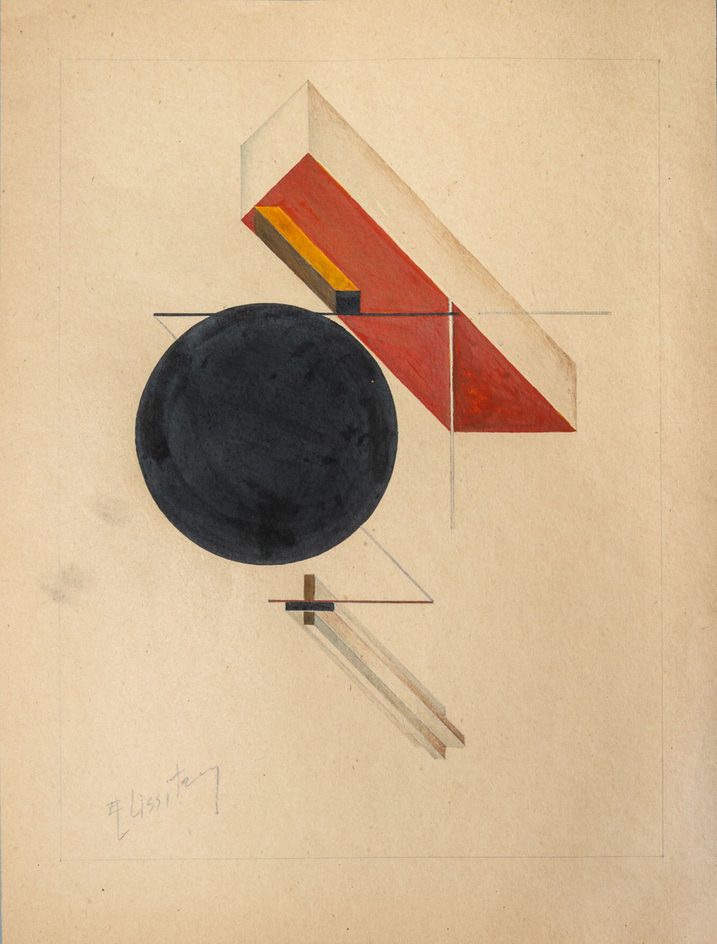Lazar (El) Lissitzky (1890 - 1941), Victory Over the Sun