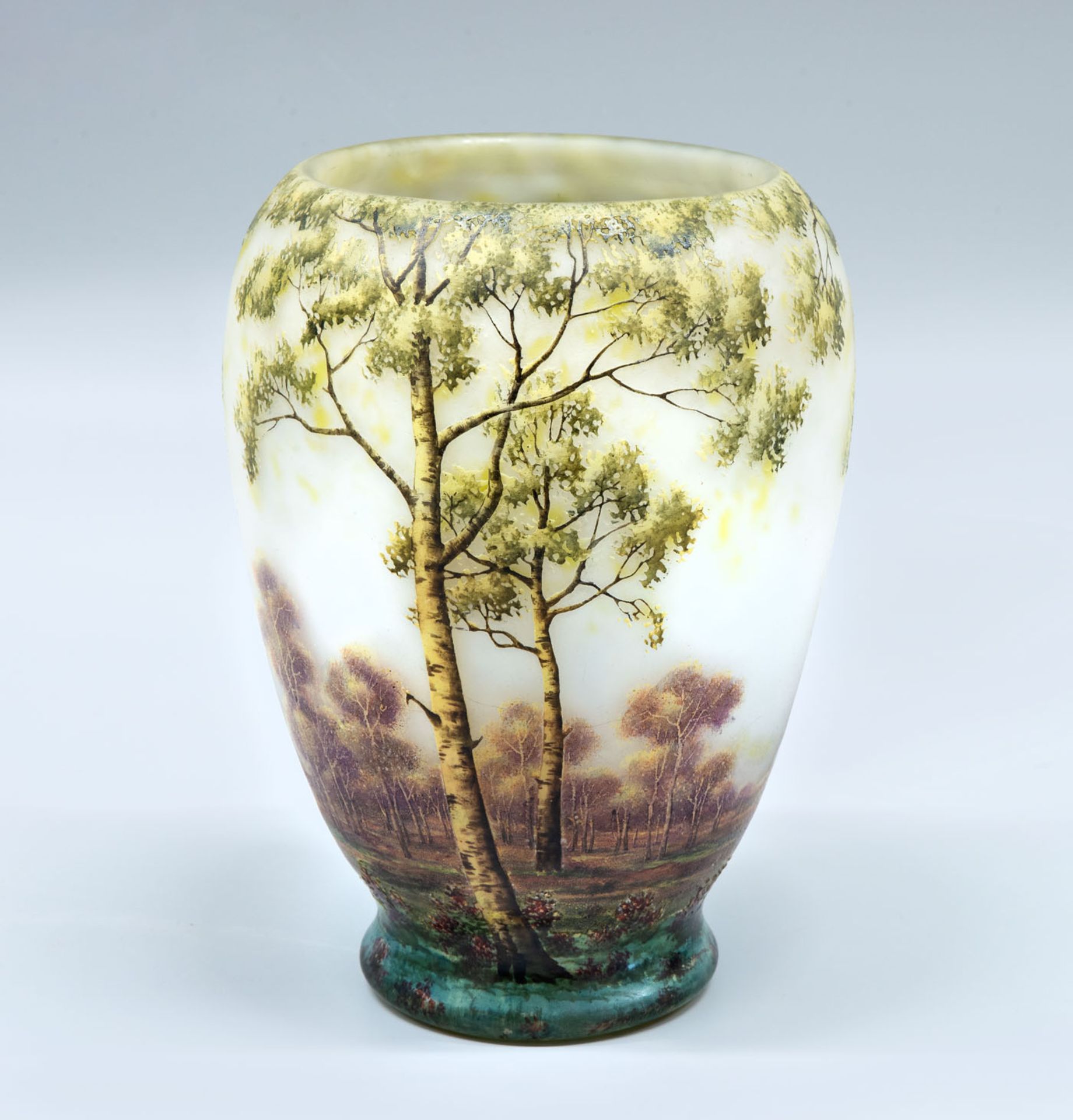 A Daum Nancy Cameo and Etched Glass Vase, France, 1900-1914 - Bild 2 aus 4