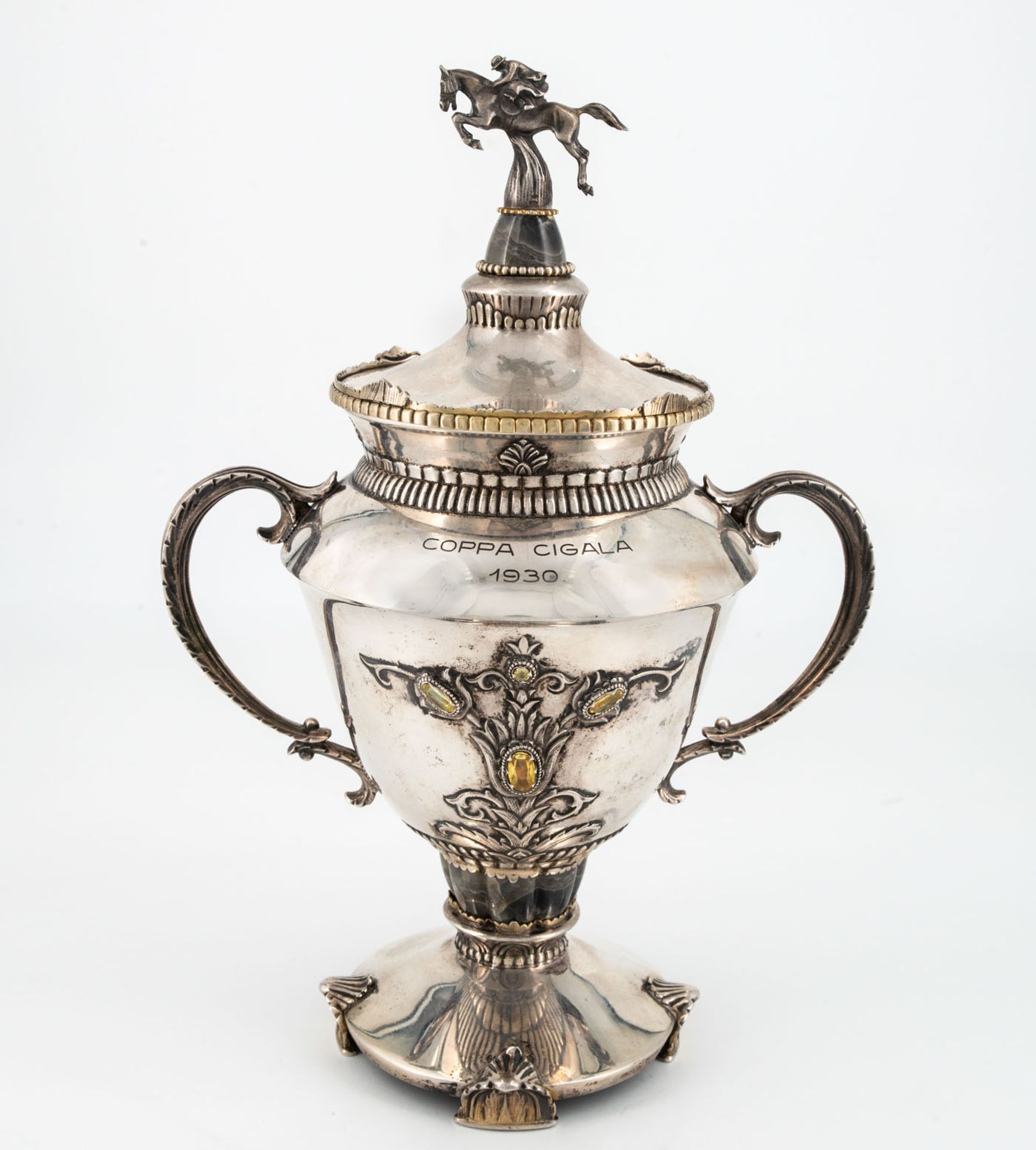 A Fine Silver and Parcel Gilt Presentation Goblet, Austro-Hungary, Early 20th Century - Image 2 of 7