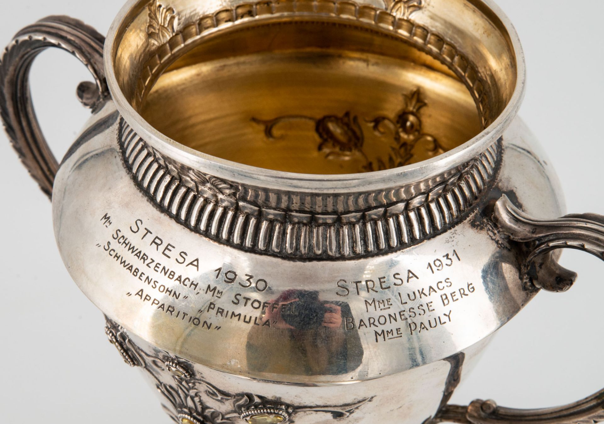 A Fine Silver and Parcel Gilt Presentation Goblet, Austro-Hungary, Early 20th Century - Image 5 of 7