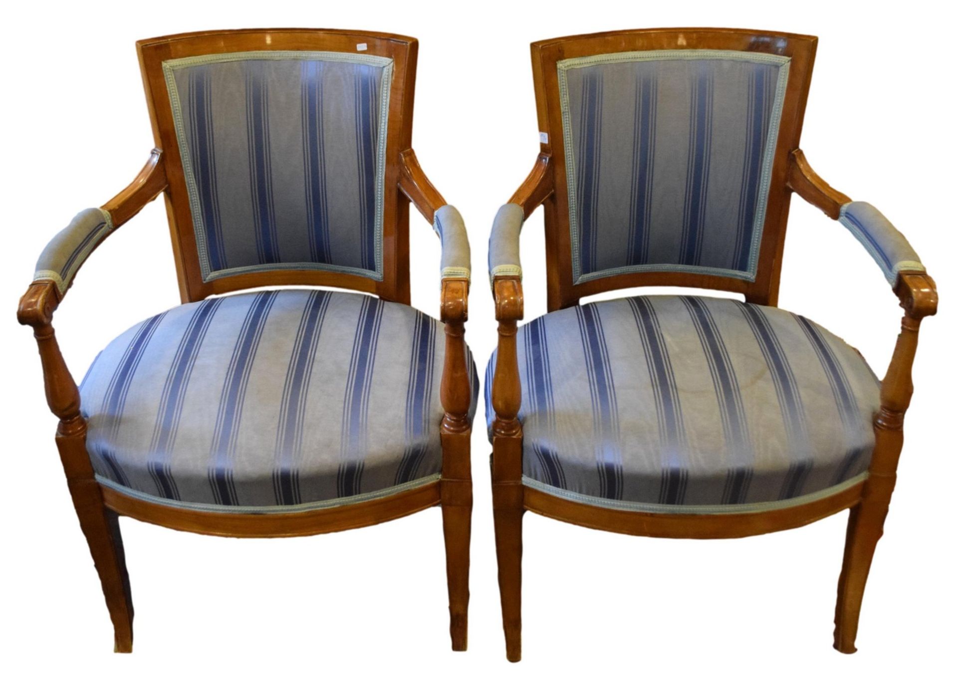 Paar Biedermeier Sessel