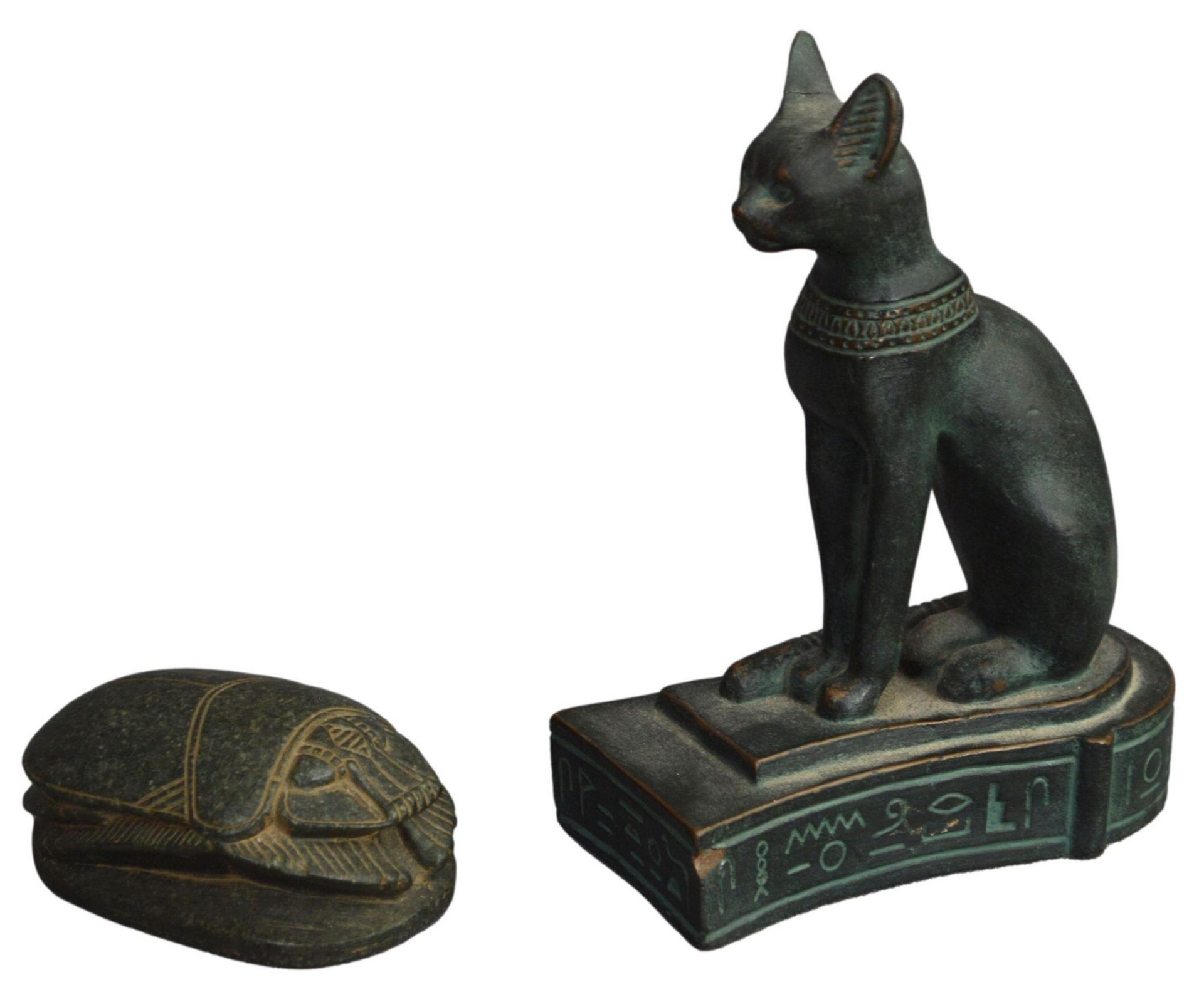 Zwei ägyptische Skulpturen