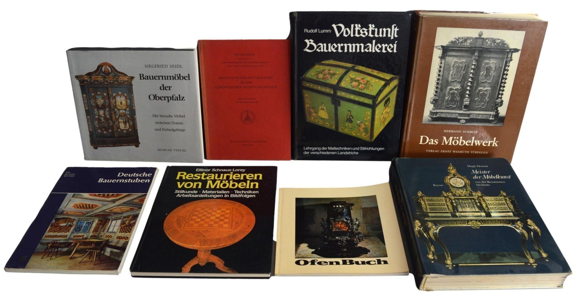 Konvolut sieben Bücher