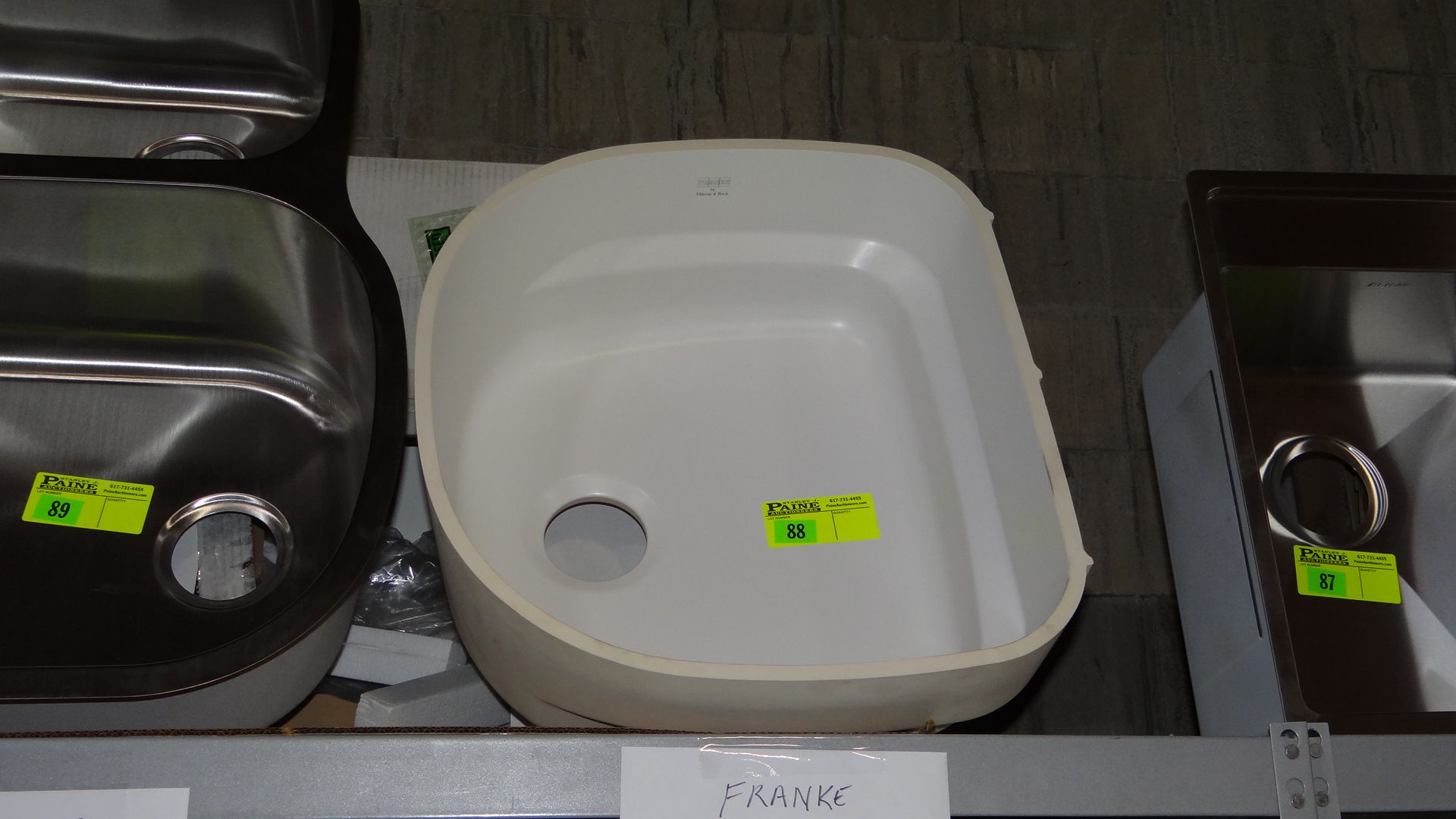 (1) Franke Sink PRK11021MW