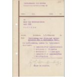 A Hand Signed Note from Oberst Claus Graf von Stauffenberg (German Cross in Gold)