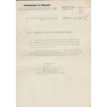 Letter from General der Nachrichtentruppe Erich Fellgiebel