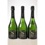 Champagne Salon Cuvee S Le Mesnil Blanc de Blancs 2002 3 bts