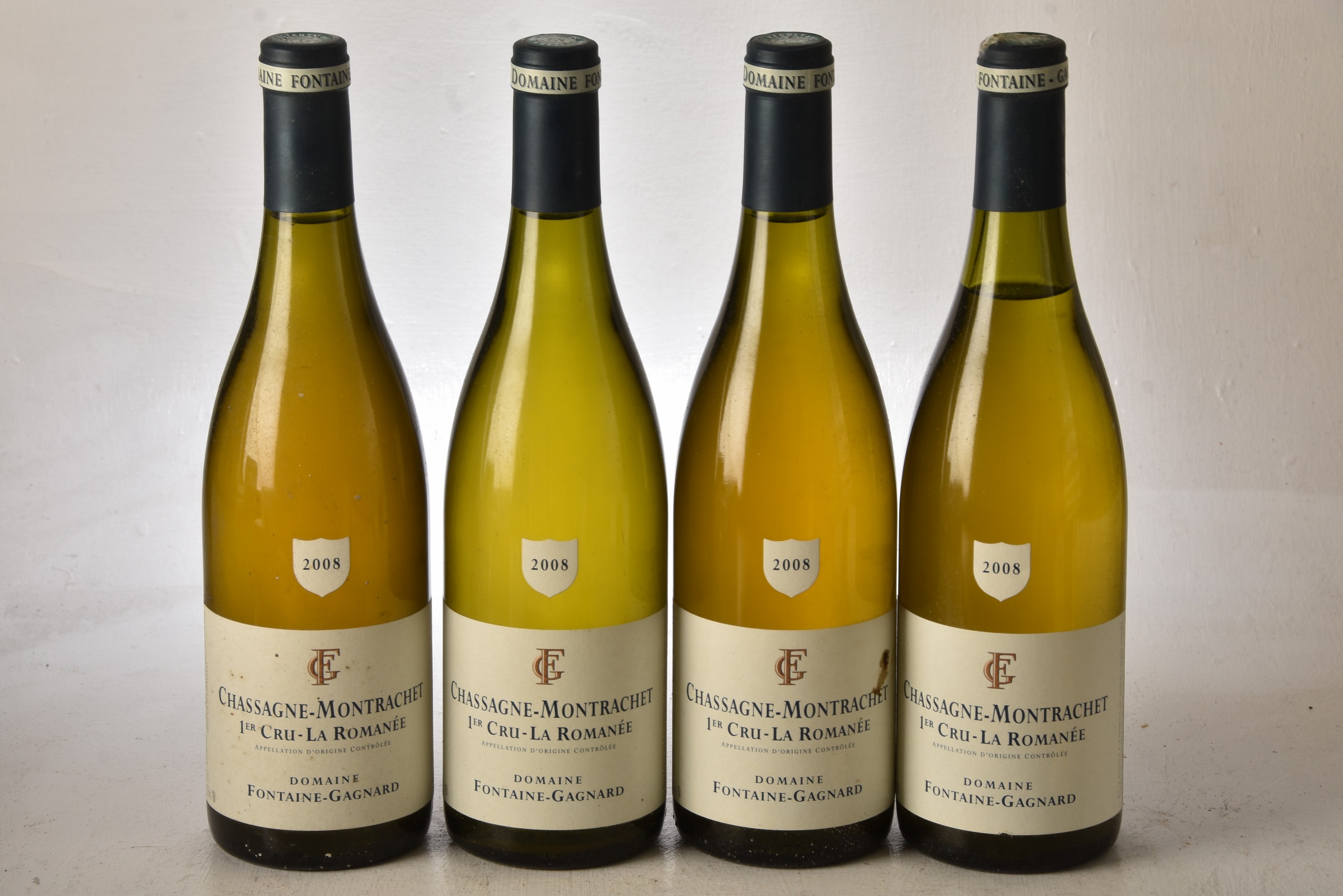 Chassagne Montrachet 1er Cru La Romanee 2008 Domaine Fontaine-Gagnard 4 bts