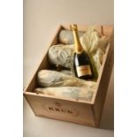 Champagne Krug Grande Cuvee NV 12 bts OWC Disgorged 2006 In Bond