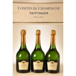 Champagne Taittinger Comtes de Champagne 2006 3 Mags OCC In Bond