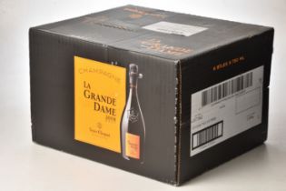 Champagne Veuve Clicquot La Grande Dame 2008 6 bts OCC In Bond
