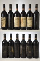 Brunello di Montalcino Cerbaiona 1996 12 bts Very bin soiled Labels