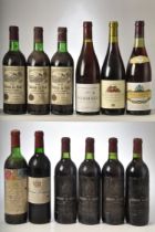 Mouton Rothschild 1970, Vosne Romanee 1977 and other french wines 12 bts