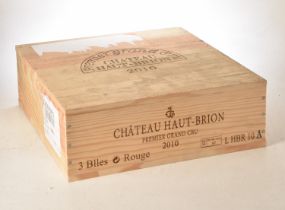 Chateau Haut-Brion 2010 Pessac Leognan 3 bts OWC Recently Removed from The Wine Society, Stevenage