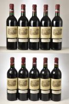 Chateau Lafite-Rothschild 1996 Pauillac 10 bts in open OWC