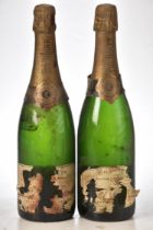 Champagne Pol Roger Brut Vintage 1982 Scrappy labels 2 bts
