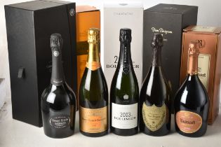 Champagne Prestige, Vintage and Rose 5 bts