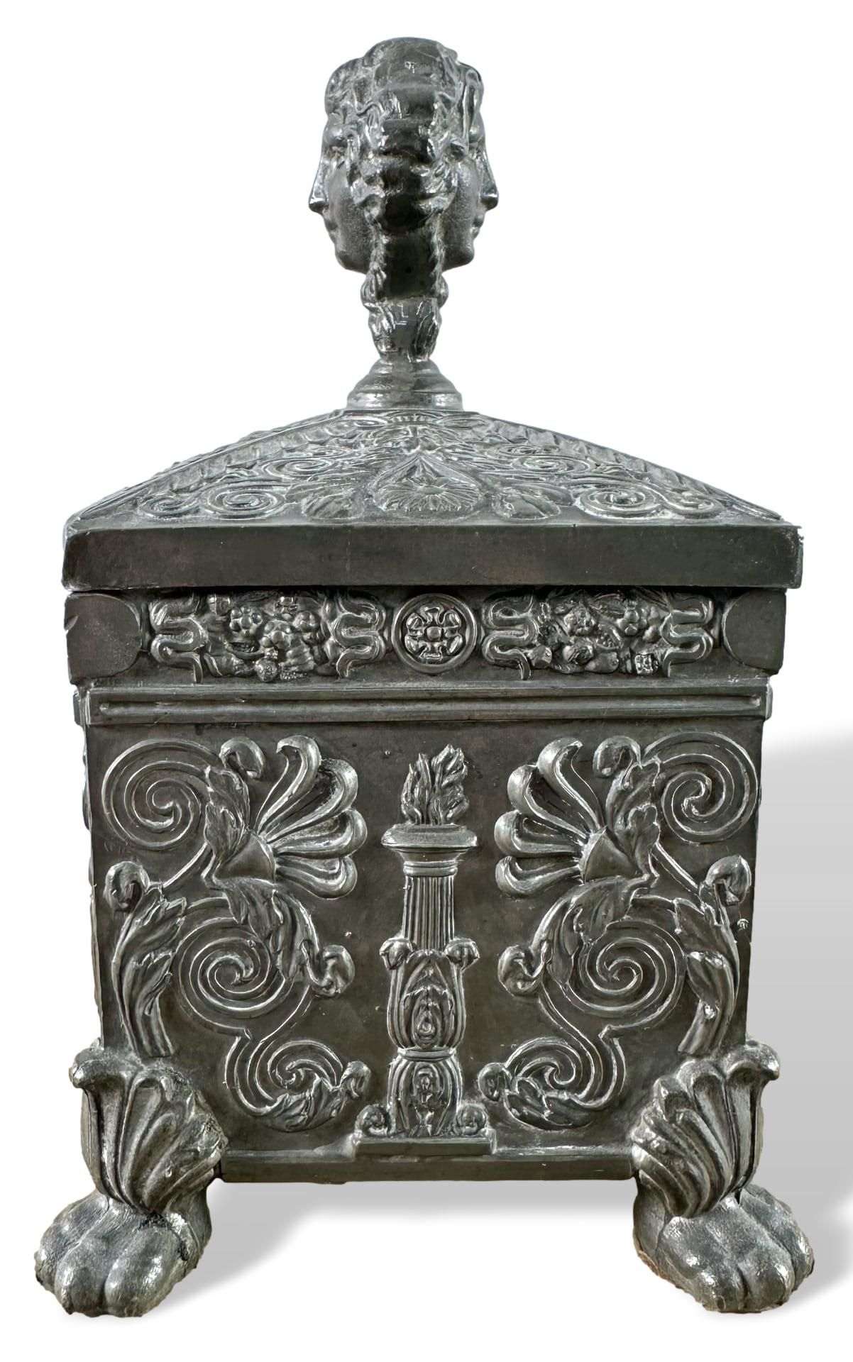 Tabakdeckeldose wohl Preußen Berlin Tabak Kasten Schatulle - Bild 6 aus 8