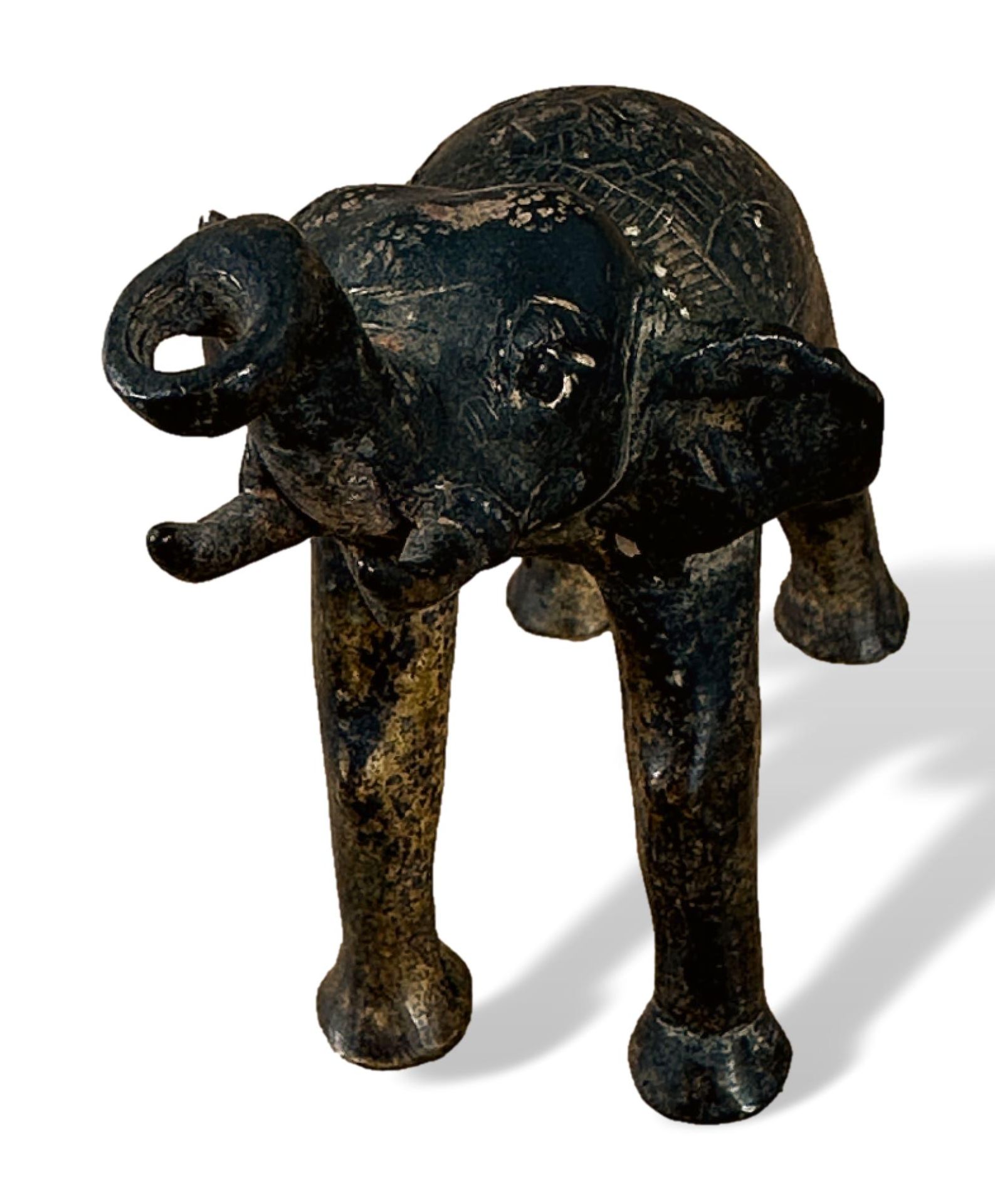 Asiatika Bronze Elefant wohl Nord Thailand Burma - Image 3 of 7