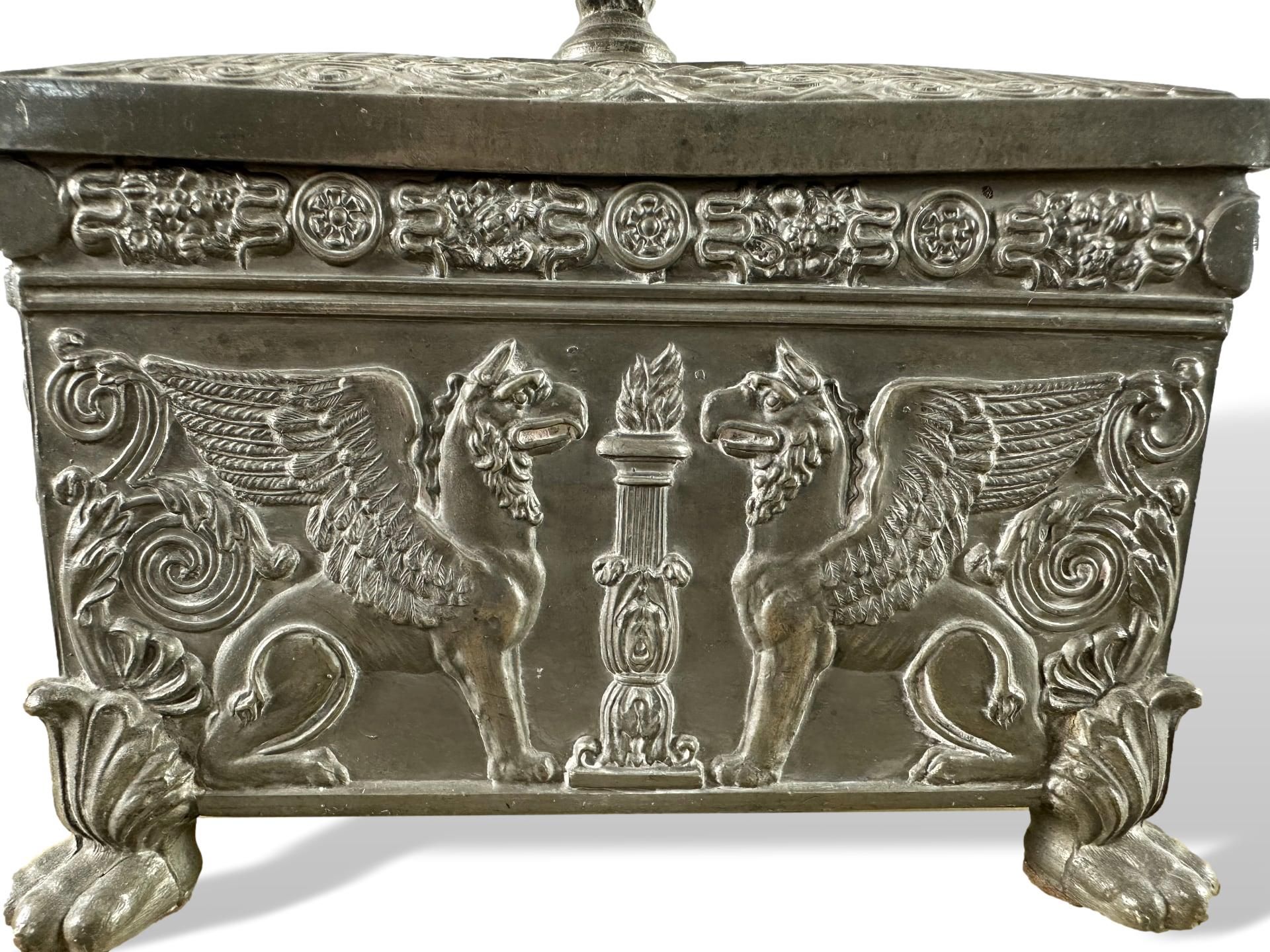 Tabakdeckeldose wohl Preußen Berlin Tabak Kasten Schatulle - Bild 4 aus 8