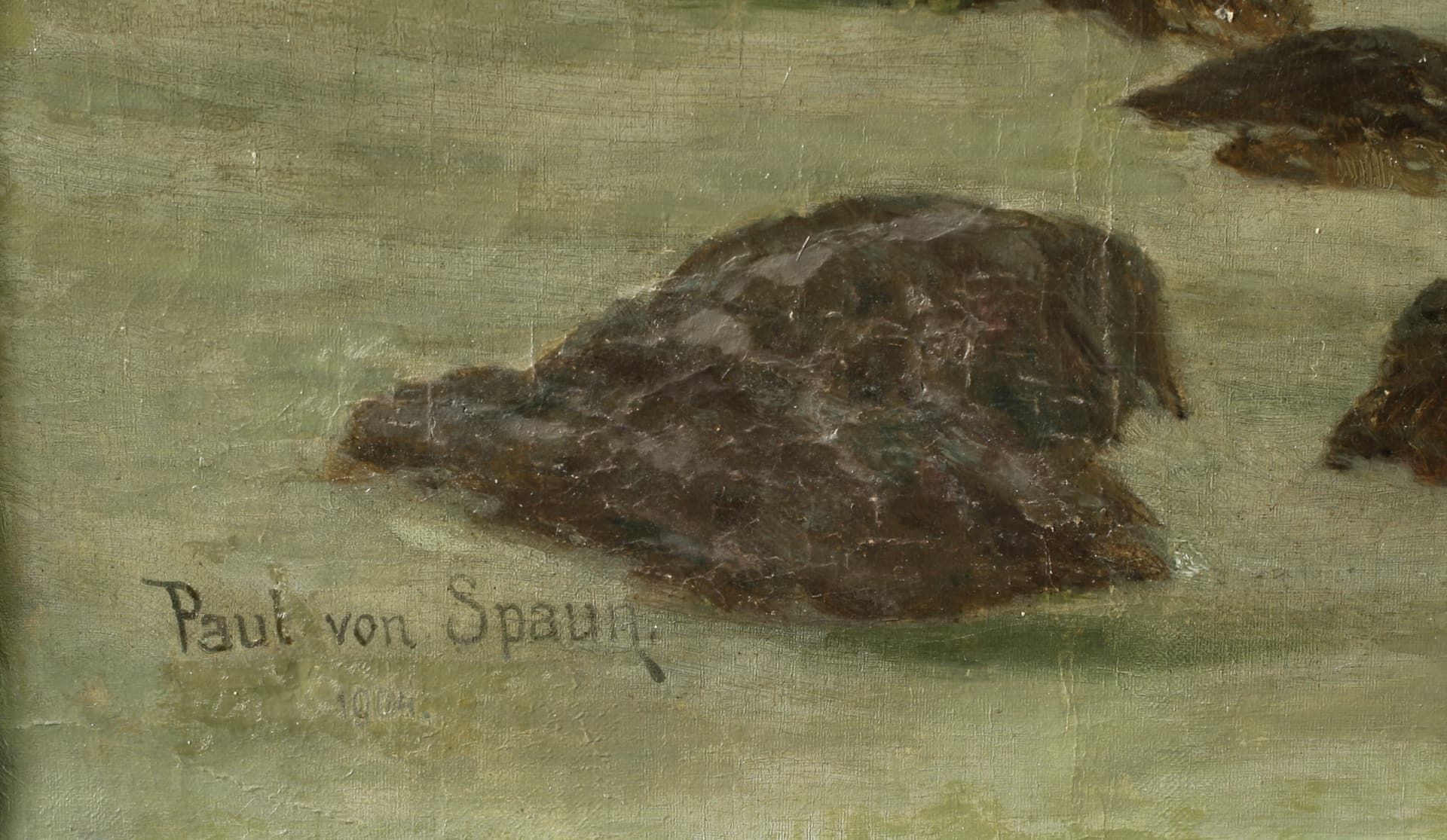 Spaun, Paul von (1876-1932), Ölgemälde Meeresbrandung auf Capri - Image 8 of 10