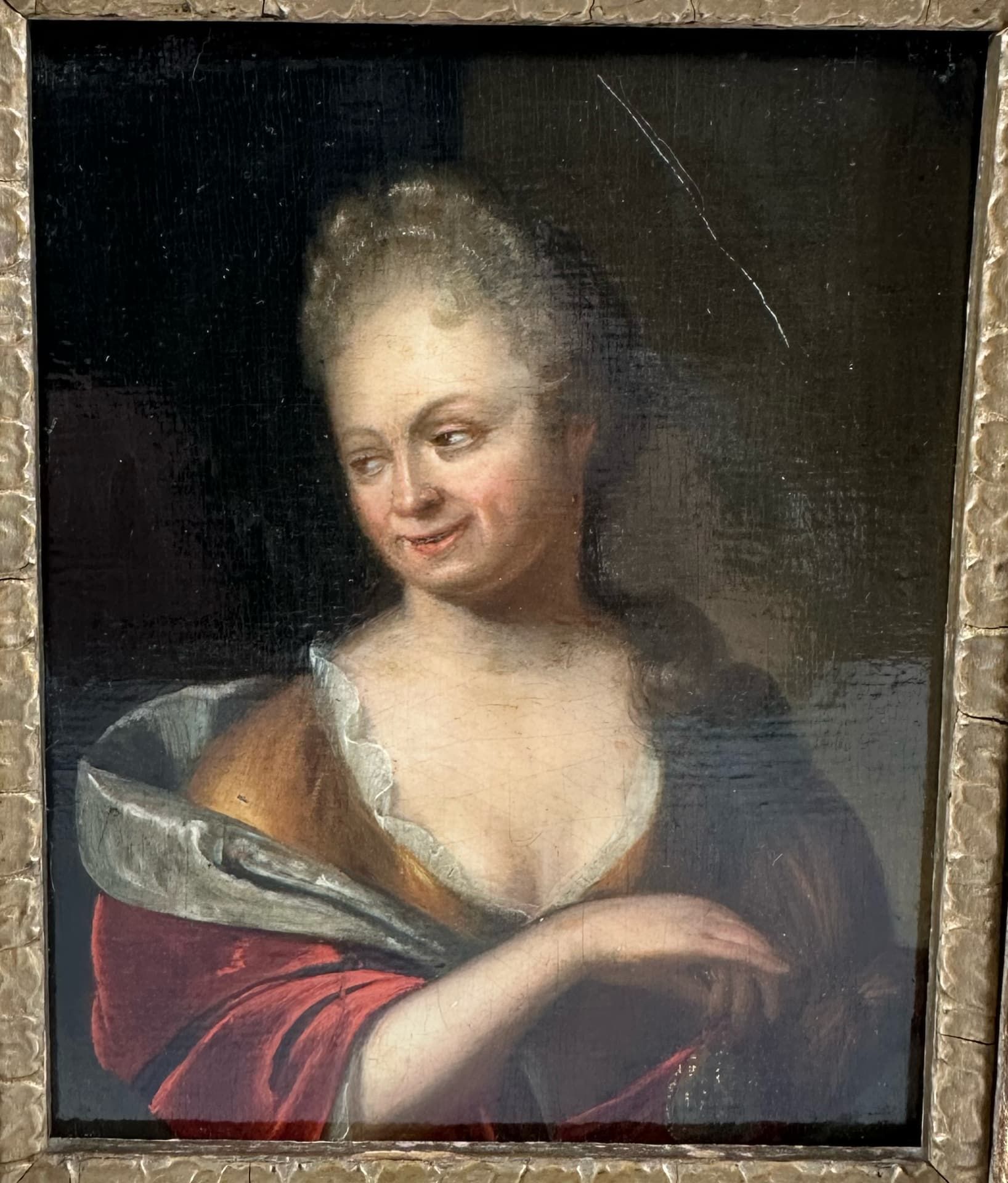 Mieris, Willem van (1662-1747) Umkreis oder Nachfolger, Ölgemälde, Portrait Edeldame - Bild 6 aus 10