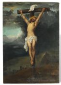Vastagh, György (1834-1922), Ölgemälde Kreuzigung, Kopie nach Anthonis van Dyck (1599-1641), Christu