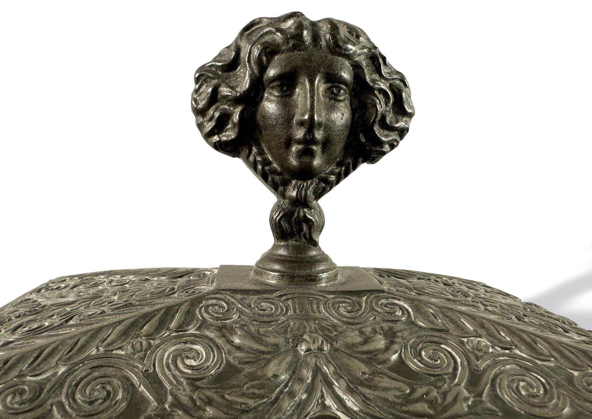 Tabakdeckeldose wohl Preußen Berlin Tabak Kasten Schatulle - Bild 5 aus 8