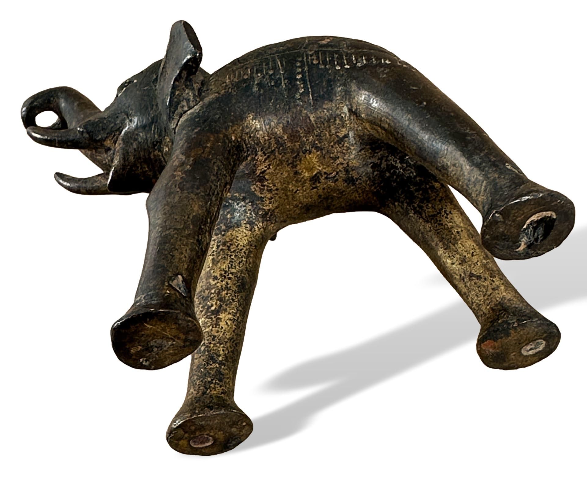 Asiatika Bronze Elefant wohl Nord Thailand Burma - Image 5 of 7