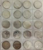 Konvolut Münzen 27x 10DM Gedenkmünzen + 34x 5DM Gedenkmünzen + weitere Münzen
