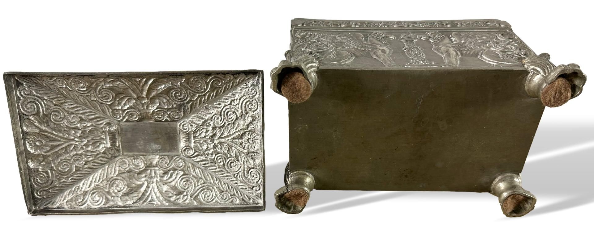 Tabakdeckeldose wohl Preußen Berlin Tabak Kasten Schatulle - Bild 8 aus 8