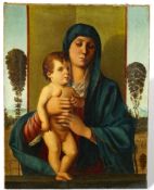 Giovanni Bellini (1437-1516) Kopie nach, Ölgemälde um 1800, Madonna degli Alberetti