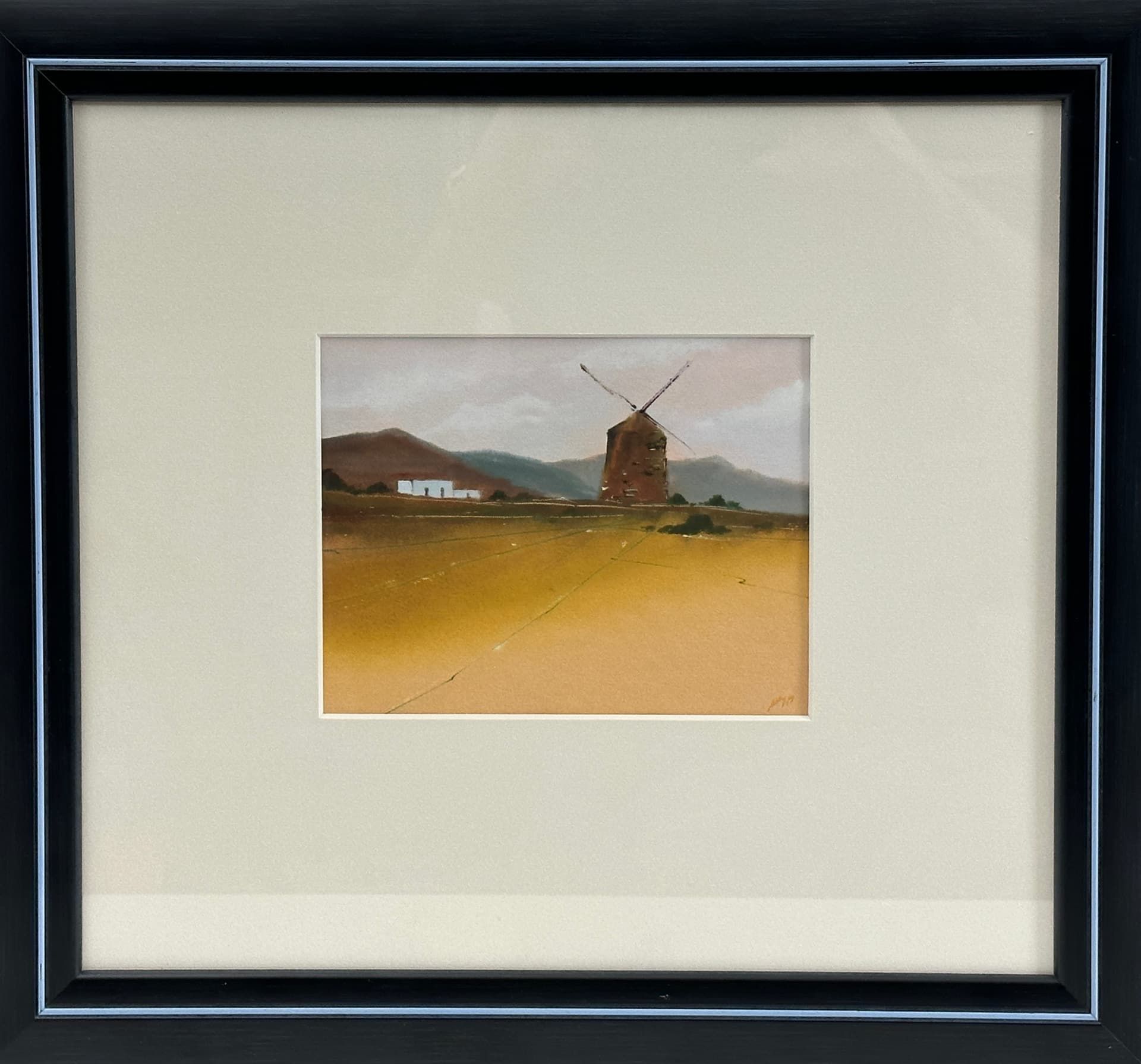 Unleserlich signiert, Paar Aquarelle, Landschaften - Bild 4 aus 15