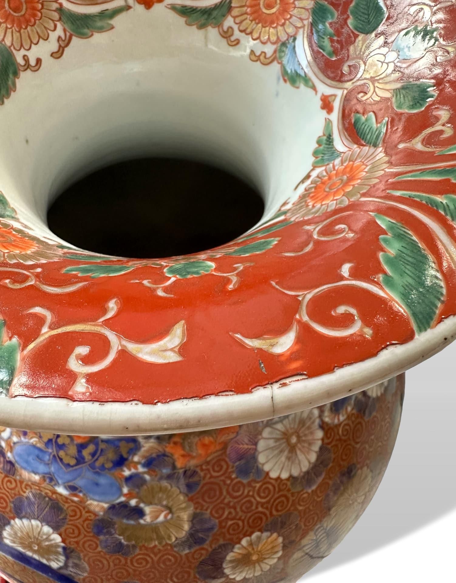 Asiatika große Bodenvase Imari Japan - Bild 10 aus 14