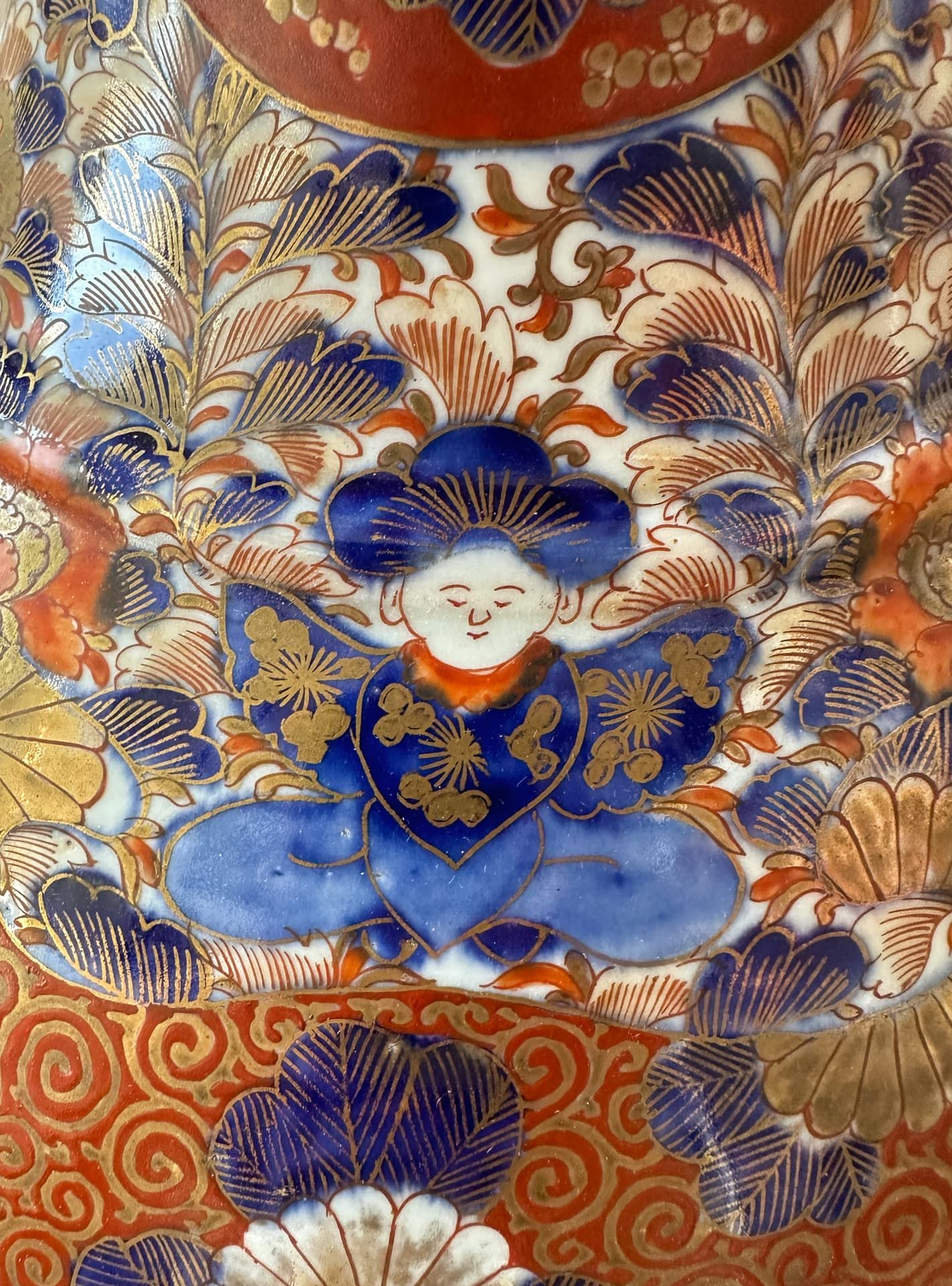 Asiatika große Bodenvase Imari Japan - Bild 9 aus 14