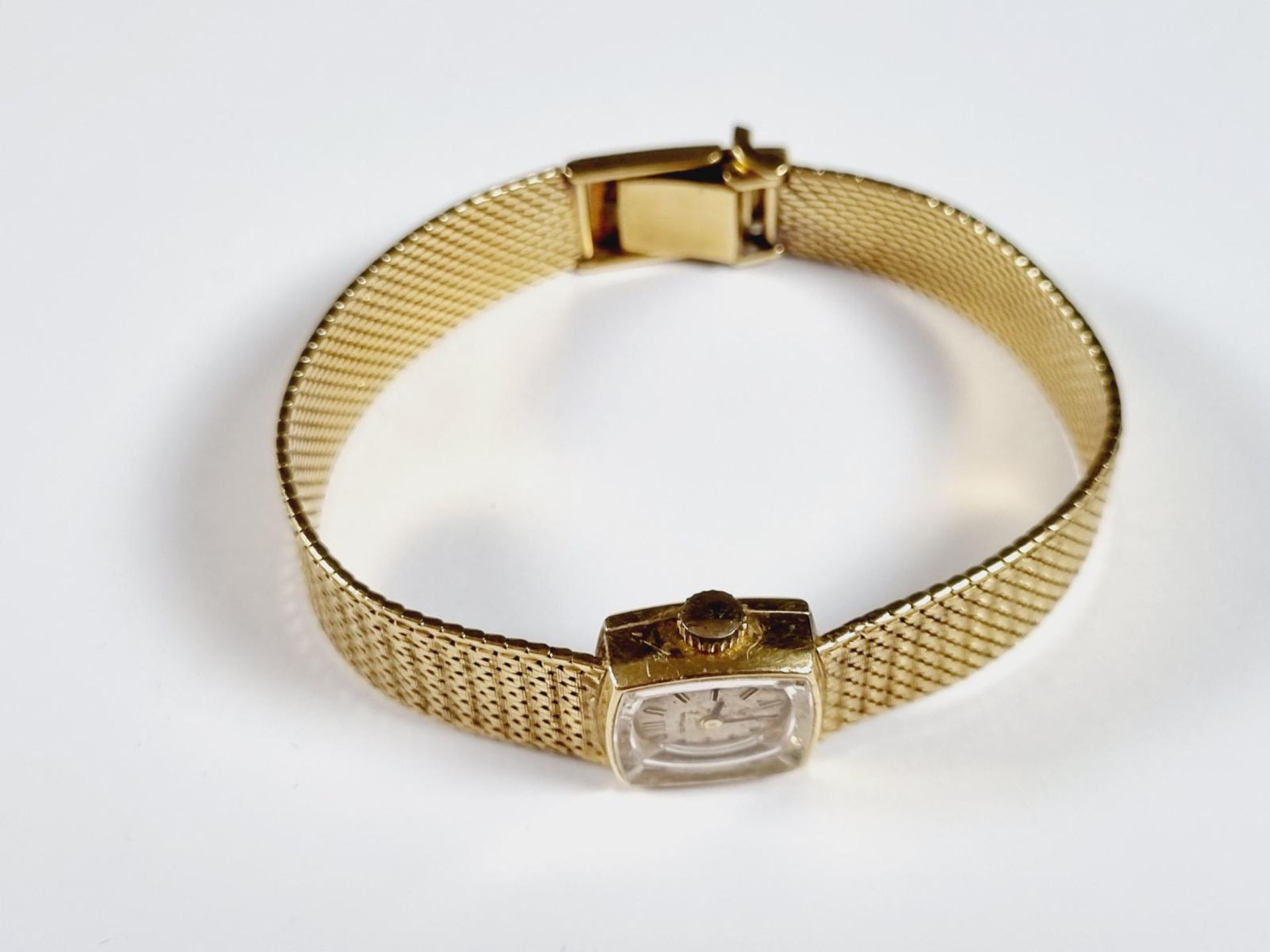 Certina Damenarmbanduhr, 18 Karat Gelbgold - Image 2 of 4