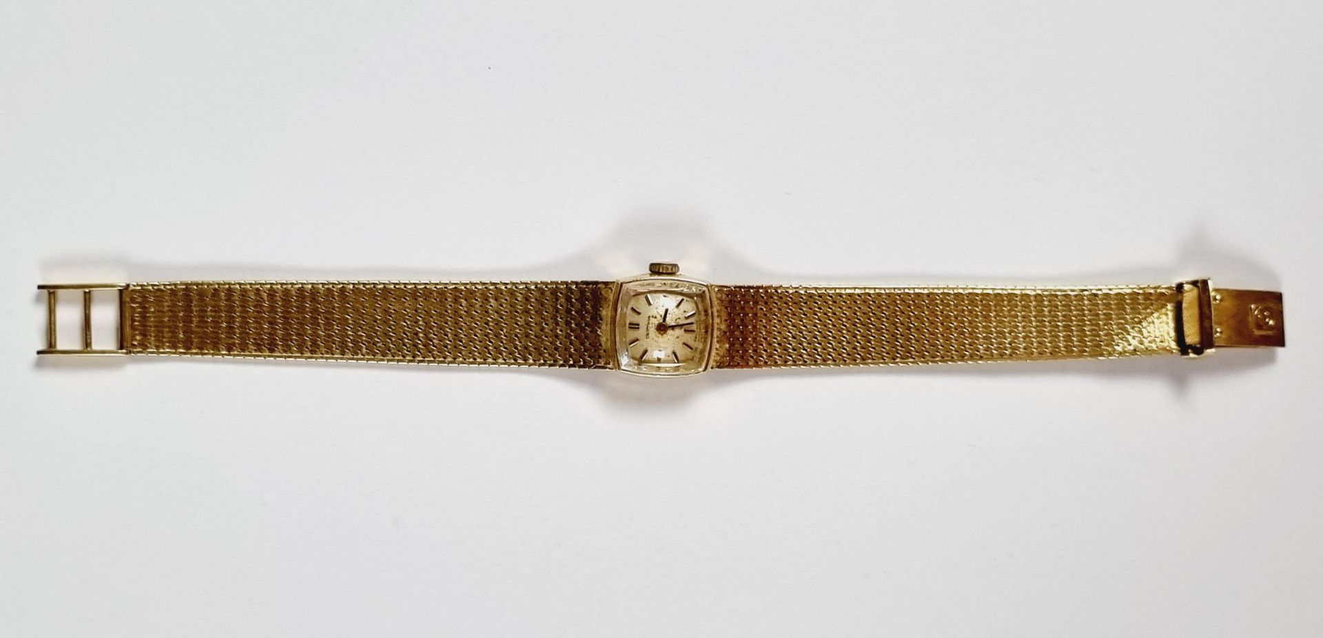 Certina Damenarmbanduhr, 18 Karat Gelbgold - Image 3 of 4