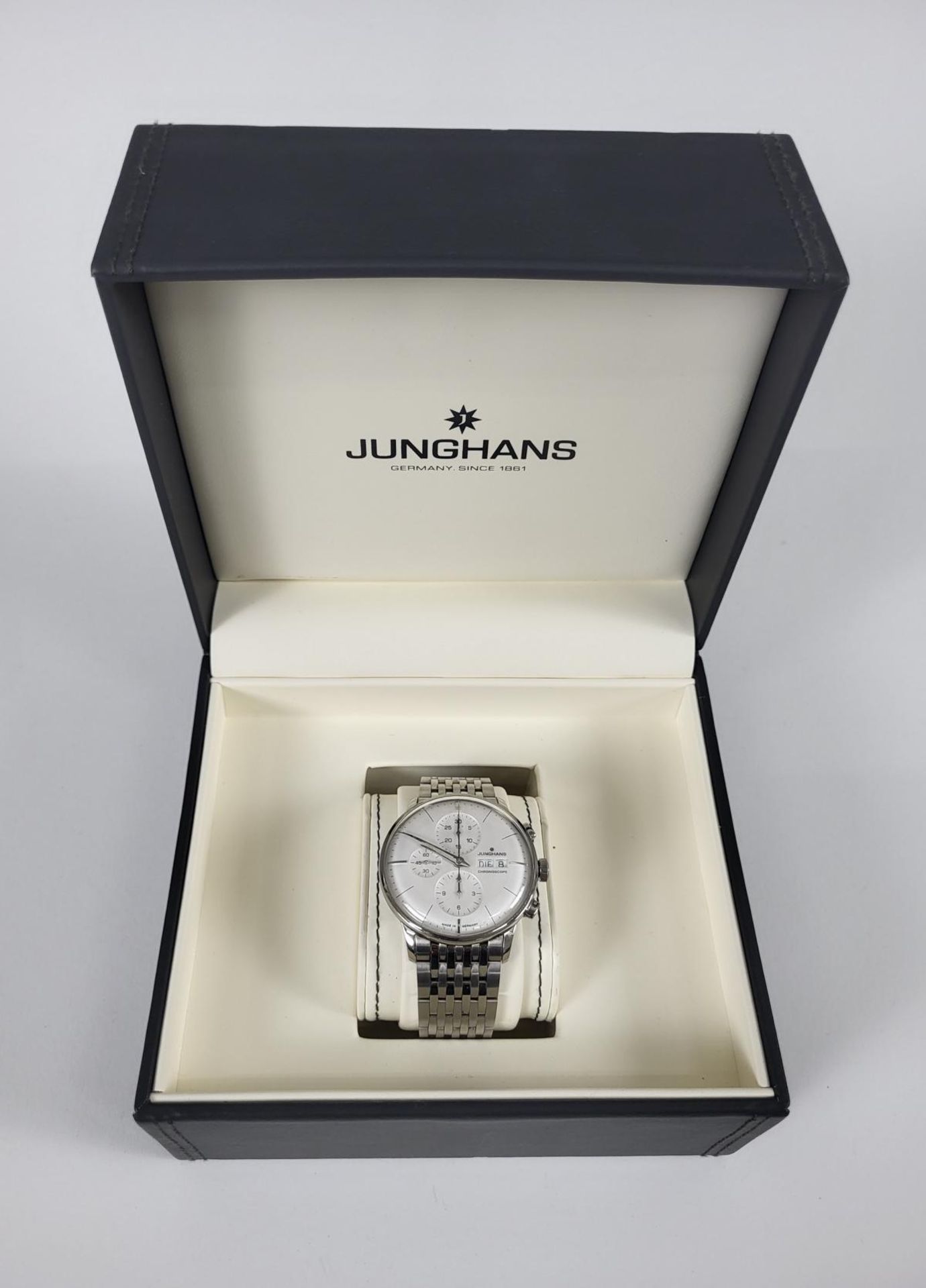 Junghans Meister Chronoscope, Herrenarmbanduhr